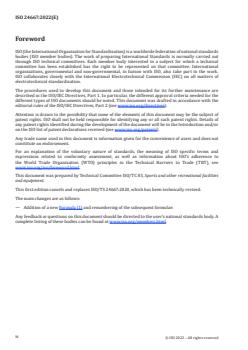 ISO 24667:2022 - Sports and recreational facilities — Impact surfacing testing device
Released:1/25/2022 - Page 4 preview