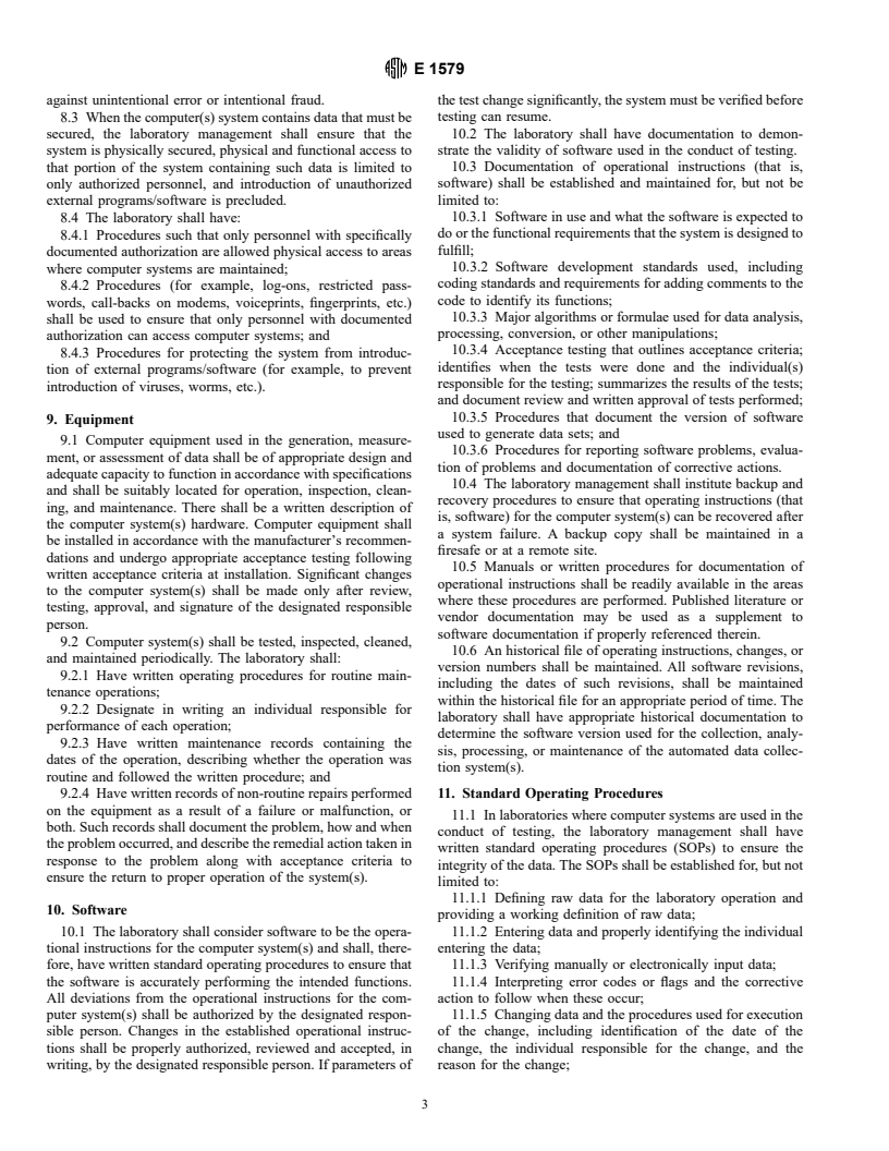 ASTM E1579-94 - Standard Guide for Ensuring Data Integrity in Highly Computerized Laboratory Operations (Withdrawn 2002)