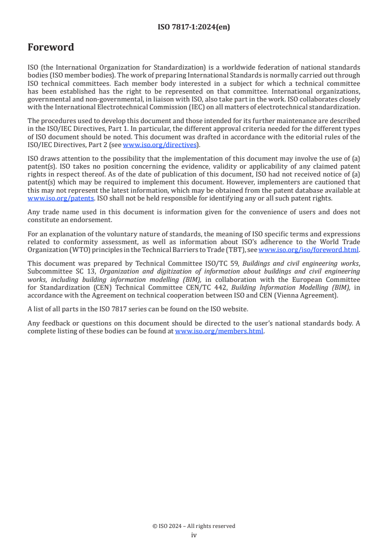 ISO 7817-1:2024 ISO 7817-1:2024 - Building information modelling — Level of information need — Part 1: Concepts and principles
Released:20. 06. 2024 - Page 4 preview
