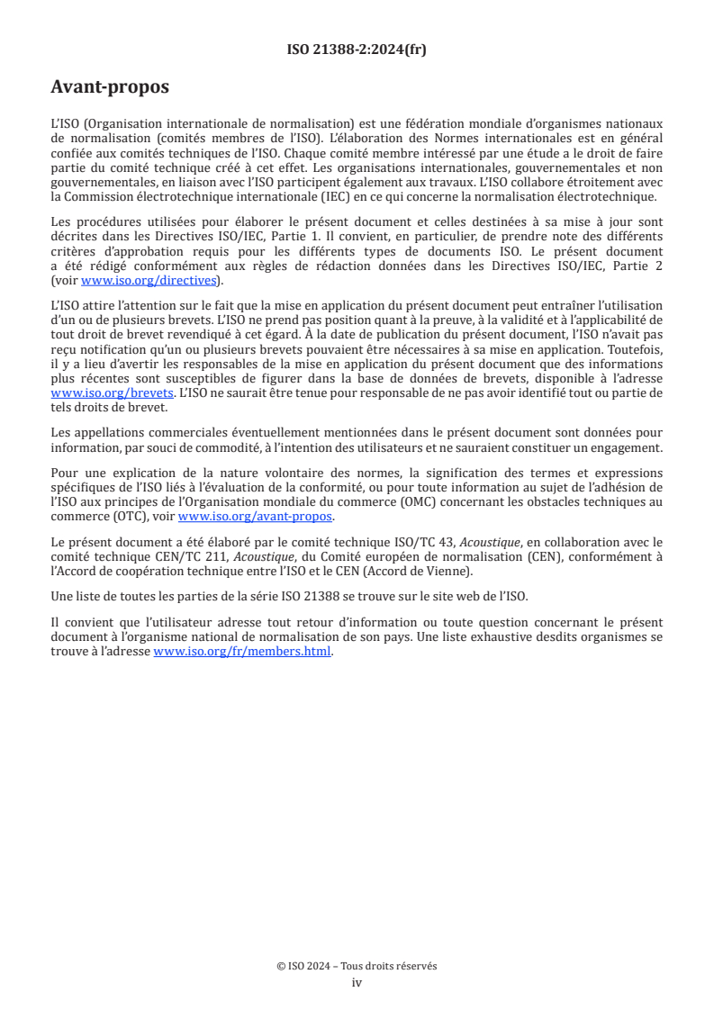 ISO 21388-2:2024 ISO 21388-2:2024 - Acoustique — Processus d'adaptation des aides auditives — Partie 2: Télé-services dans le cadre du processus d'adaptation des aides auditives
Released:14. 05. 2024 - Page 4 preview