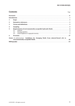 SIST ISO 15380:2024 ISO 15380:2023 - Lubricants, industrial oils and related products (class L) — Family H (Hydraulic systems) — Specifications for hydraulic fluids in categories HETG, HEPG, HEES and HEPR
Released:26. 10. 2023 - Page 3 preview