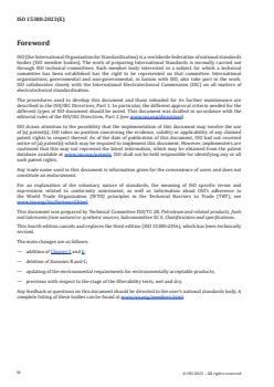 SIST ISO 15380:2024 ISO 15380:2023 - Lubricants, industrial oils and related products (class L) — Family H (Hydraulic systems) — Specifications for hydraulic fluids in categories HETG, HEPG, HEES and HEPR
Released:26. 10. 2023 - Page 4 preview
