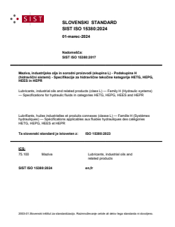 SIST ISO 15380:2024 SIST ISO 15380:2024 - Page 1 preview