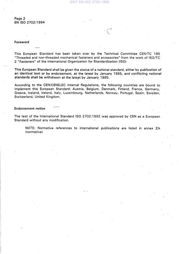 EN ISO 2702:1994 EN ISO 2702:1996 - Page 4 preview