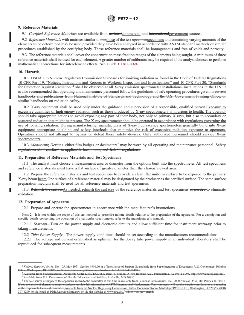 REDLINE ASTM E572-12 - Standard Test Method for Analysis of Stainless and Alloy Steels by Wavelength Dispersive X-ray Fluorescence Spectrometry