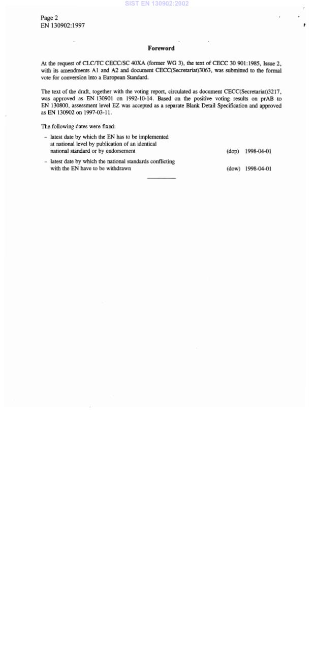 EN 130902:1997 EN 130902:2002 - Page 4 preview