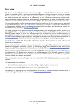 ISO 16890-3:2024 - Air filters for general ventilation — Part 3: Determination of the gravimetric efficiency and the air flow resistance versus the mass of test dust captured
Released:22. 08. 2024 - Page 4 preview