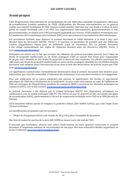 ISO 16890-3:2024 - Filtres à air de ventilation générale — Partie 3: Détermination de l'efficacité gravimétrique et de la résistance à l'écoulement de l'air par rapport à la quantité de poussière d'essai retenue
Released:22. 08. 2024 - Page 4 preview