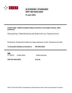 SIST ISO 8443:2023 SIST ISO 8443:2023 - Page 1 preview