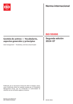 SIST ISO 55000:2024 ISO 55000:2024 - Asset management — Vocabulary, overview and principles
Released:25. 04. 2025 - Page 1 preview
