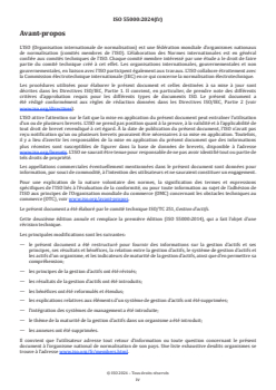 SIST ISO 55000:2024 ISO 55000:2024 - Gestion d'actifs — Vocabulaire, aperçu général et principes
Released:3. 07. 2024 - Page 4 preview