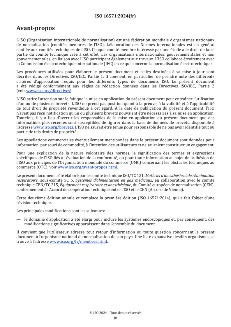 ISO 16571:2024 ISO 16571:2024 - Systèmes d'évacuation des fumées chirurgicales générées par l'utilisation de dispositifs médicaux
Released:28. 03. 2024 - Page 4 preview