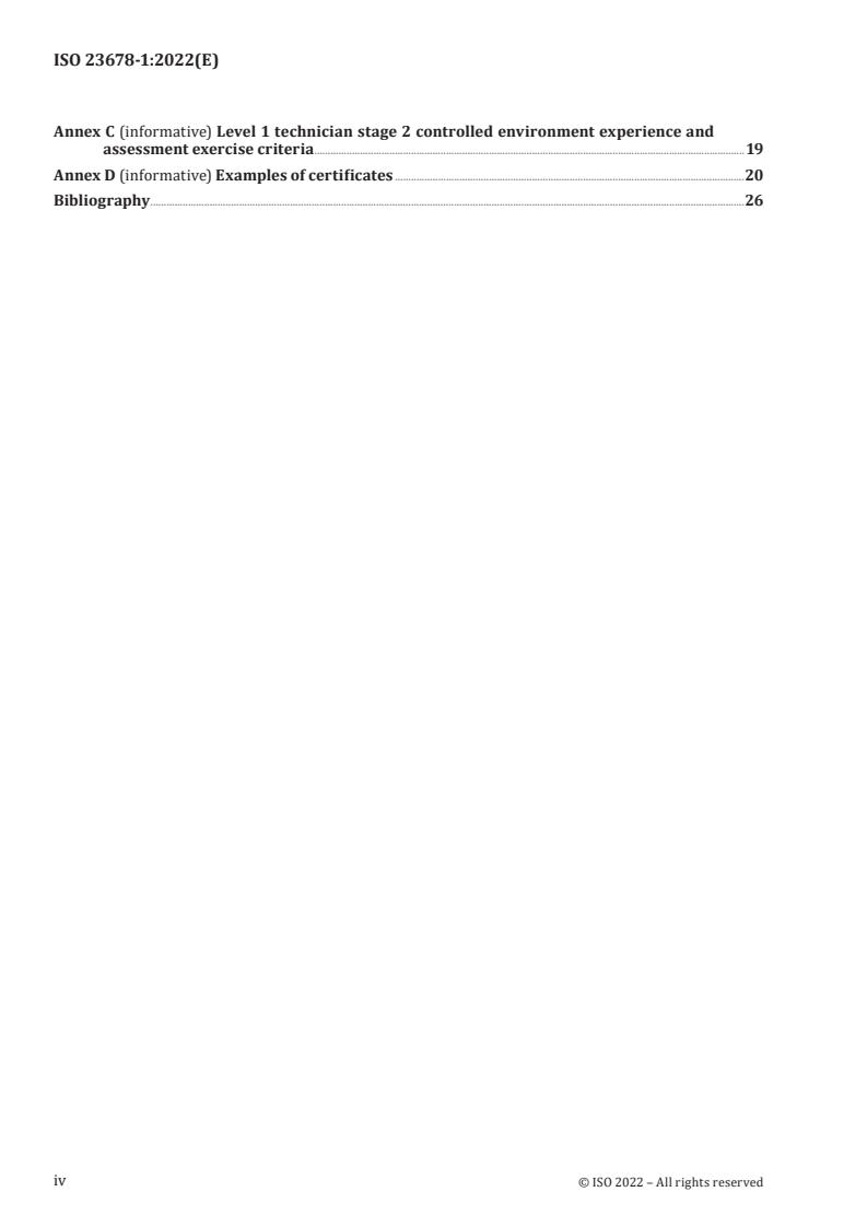 ISO 23678-1:2022 ISO 23678-1:2022 - Ships and marine technology — Service personnel for the maintenance, thorough examination, operational testing, overhaul and repair of lifeboats and rescue boats, launching appliances and release gear — Part 1: General requirements for training providers
Released:11. 08. 2022 - Page 4 preview