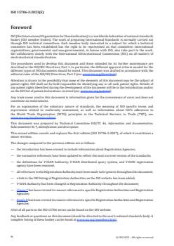 ISO 15706-2:2023 - Information and documentation — International Standard Audiovisual Number (ISAN) — Part 2: Version identifier
Released:25. 01. 2023 - Page 4 preview