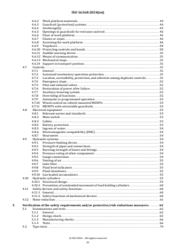 ISO 16368:2024 - Mobile elevating work platforms — Design, calculations, safety requirements and test methods
Released:16. 08. 2024 - Page 4 preview