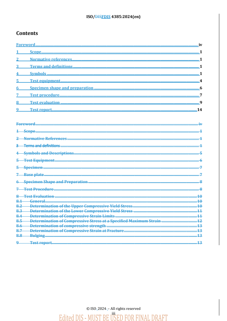 REDLINE ISO/FDIS 4385 - Plain bearings — Compression testing of bearing materials
Released:4. 09. 2024