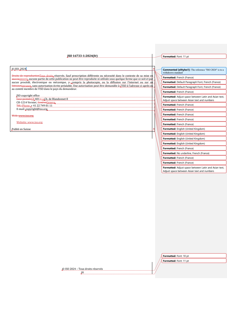 REDLINE ISO 16733-1:2024 - Ingénierie de la sécurité incendie — Sélection de scénarios d'incendie et de feux de dimensionnement — Partie 1: Sélection de scénarios d'incendie de dimensionnement
Released:11/12/2024