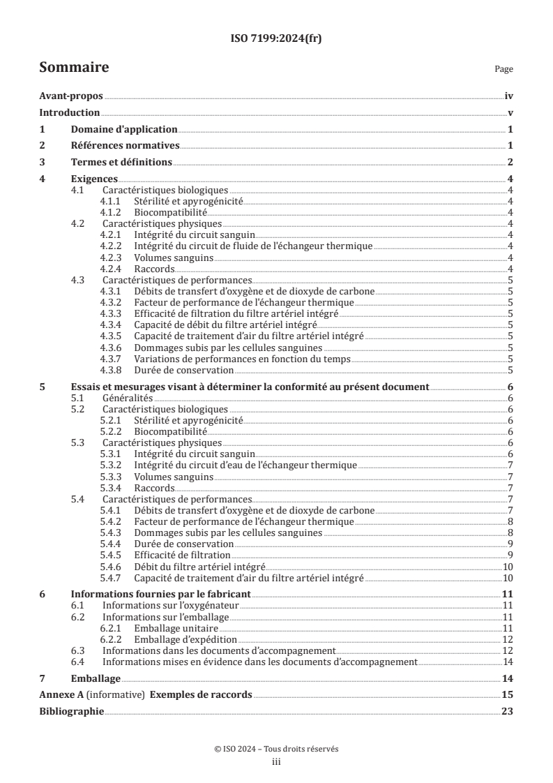 ISO 7199:2024 - Implants cardiovasculaires et organes artificiels — Échangeurs gaz/sang (oxygénateurs)
Released:5. 09. 2024