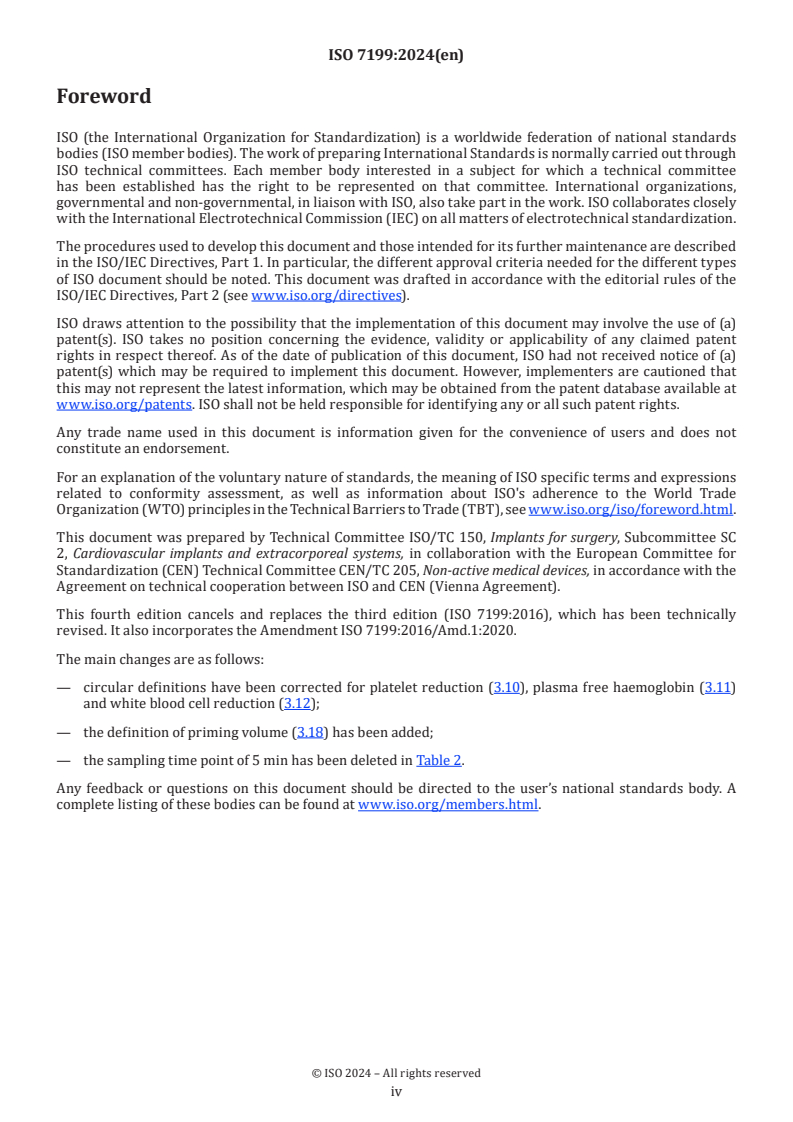 ISO 7199:2024 ISO 7199:2024 - Cardiovascular implants and artificial organs — Blood-gas exchangers (oxygenators)
Released:5. 09. 2024 - Page 4 preview