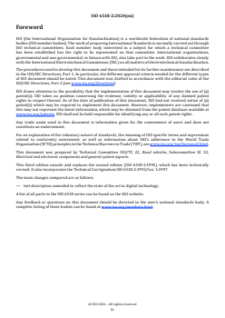 ISO 6518-2:2024 - Road vehicles — Ignition systems — Part 2: Electrical performance and function test methods
Released:5. 08. 2024 - Page 4 preview