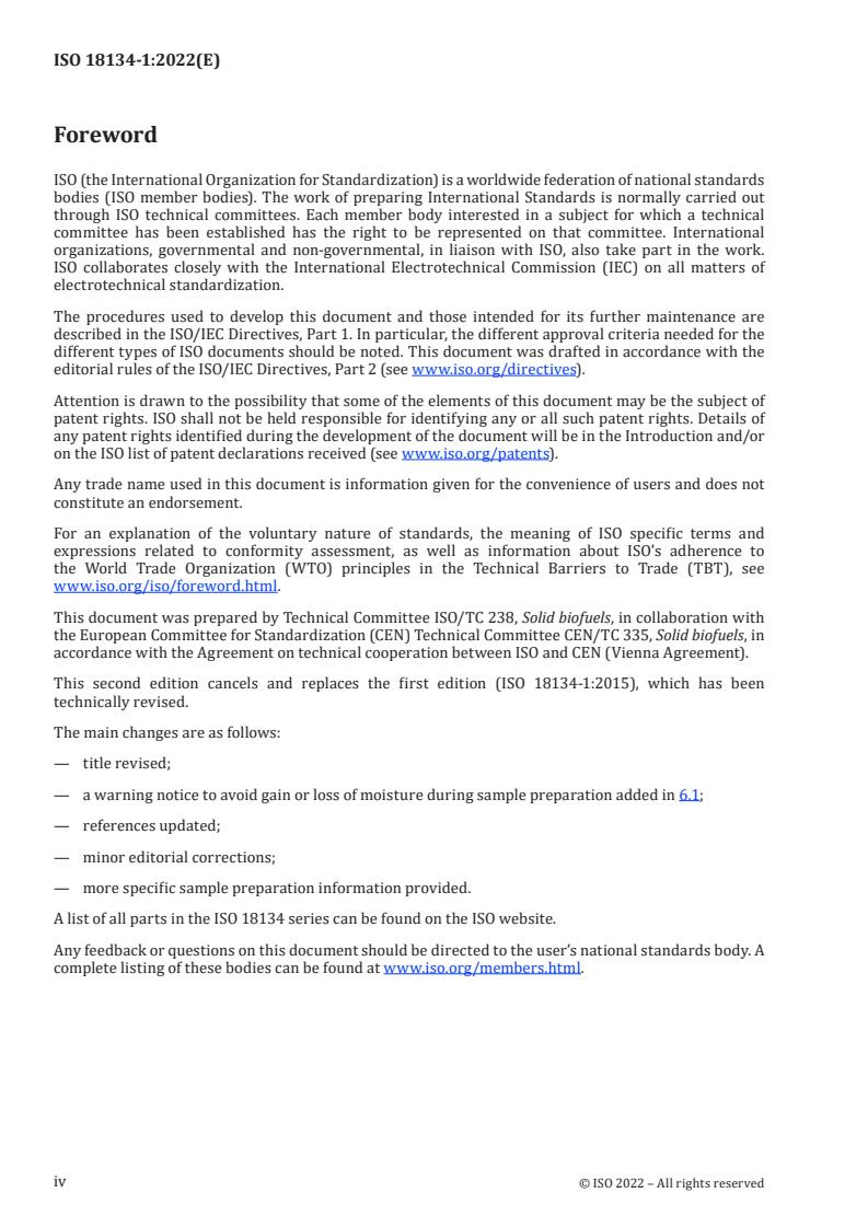 ISO 18134-1:2022 ISO 18134-1:2022 - Solid biofuels — Determination of moisture content — Part 1: Reference method
Released:30. 08. 2022 - Page 4 preview