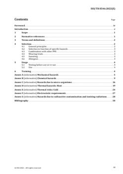 ISO/TR 8546:2022 ISO/TR 8546:2022 - Hand protection — Guidance for selection and use
Released:29. 06. 2022 - Page 3 preview