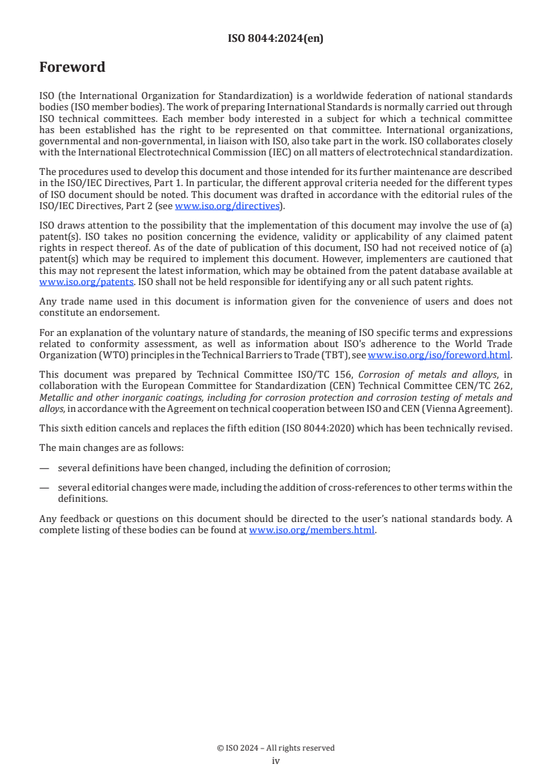 ISO 8044:2024 ISO 8044:2024 - Corrosion of metals and alloys — Vocabulary
Released:12/17/2024 - Page 4 preview