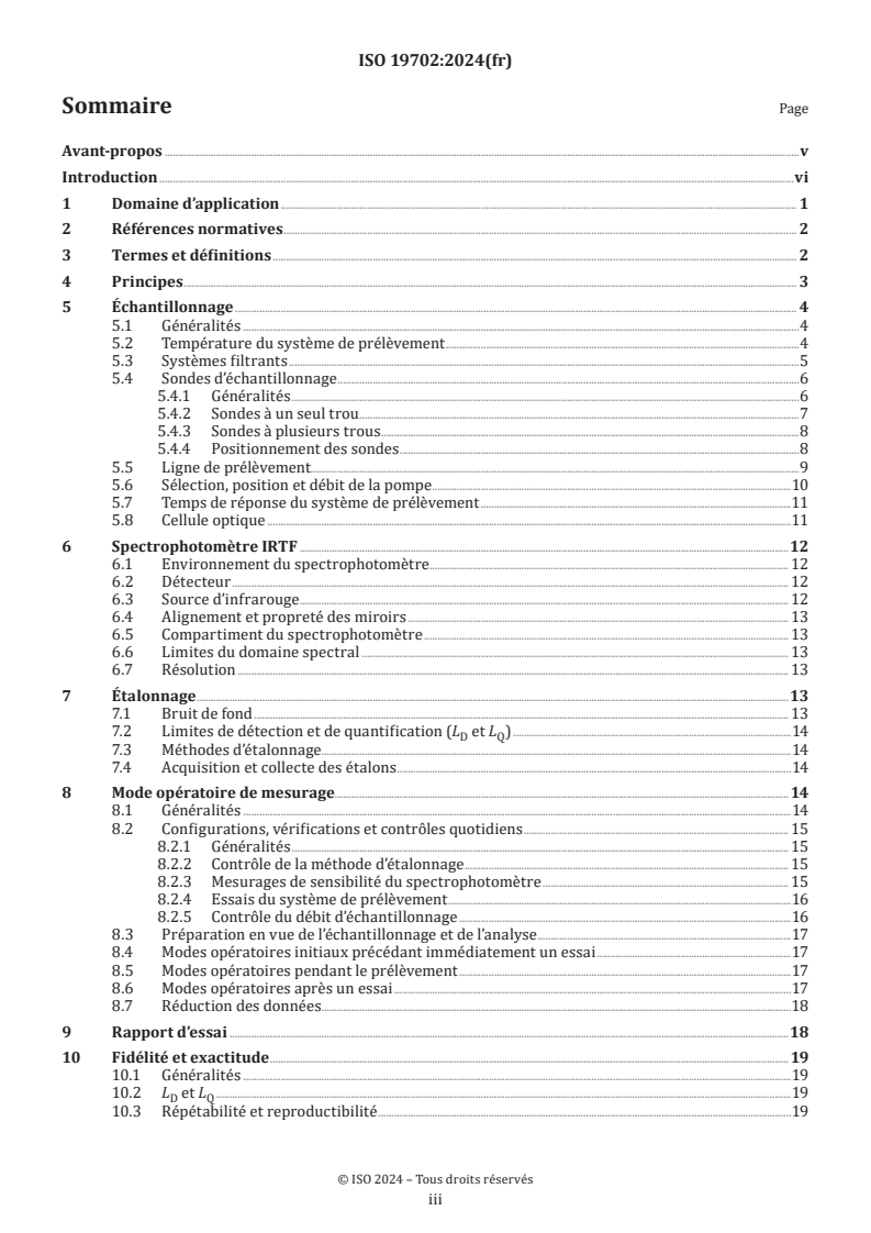 ISO 19702:2024 - Échantillonnage et analyse des gaz et des vapeurs toxiques dans les effluents du feu par spectroscopie infrarouge à transformée de Fourier (IRTF)
Released:12/19/2024