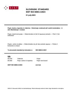 SIST ISO 6588-2:2023 SIST ISO 6588-2:2023 - Page 1 preview