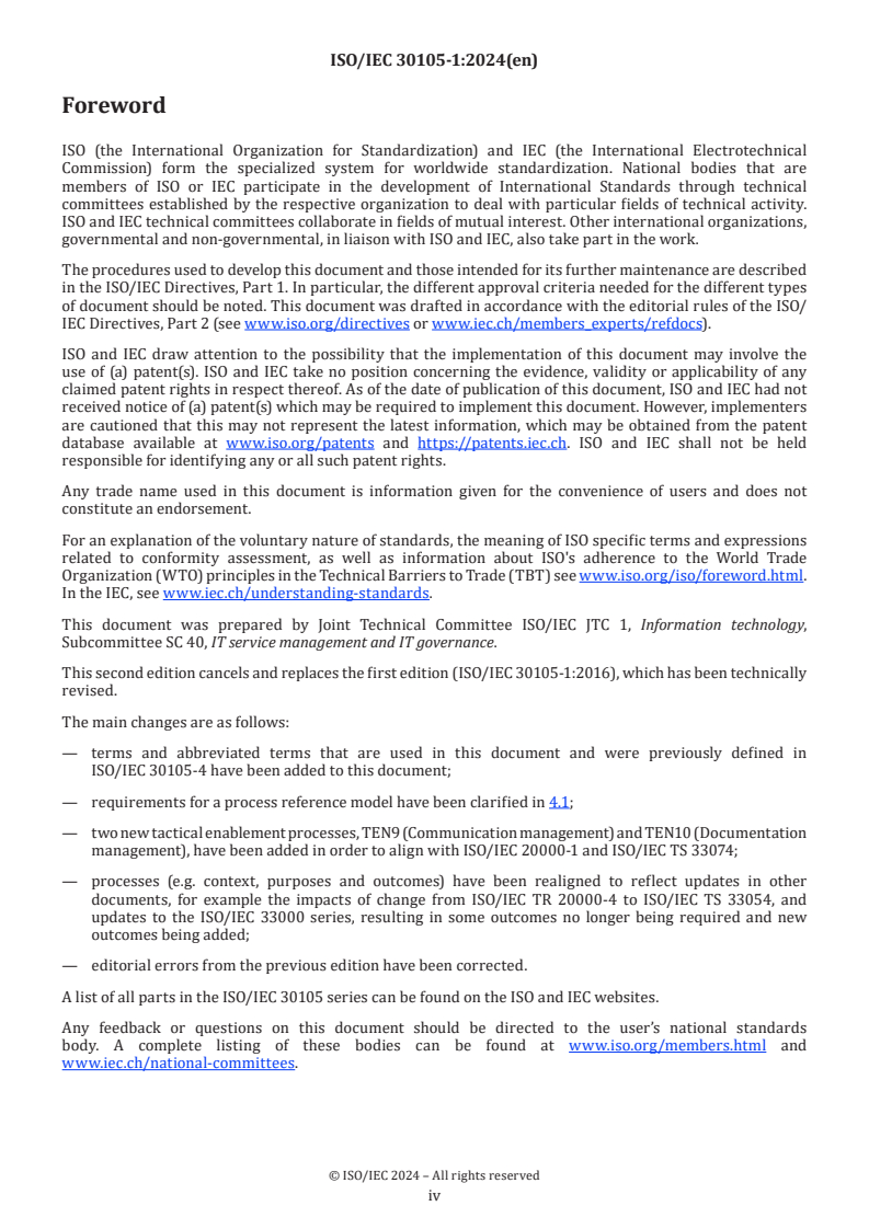 ISO/IEC 30105-1:2024 ISO/IEC 30105-1:2024 - Information technology — IT Enabled Services-Business Process Outsourcing (ITES-BPO) lifecycle processes — Part 1: Process reference model (PRM)
Released:5. 06. 2024 - Page 4 preview