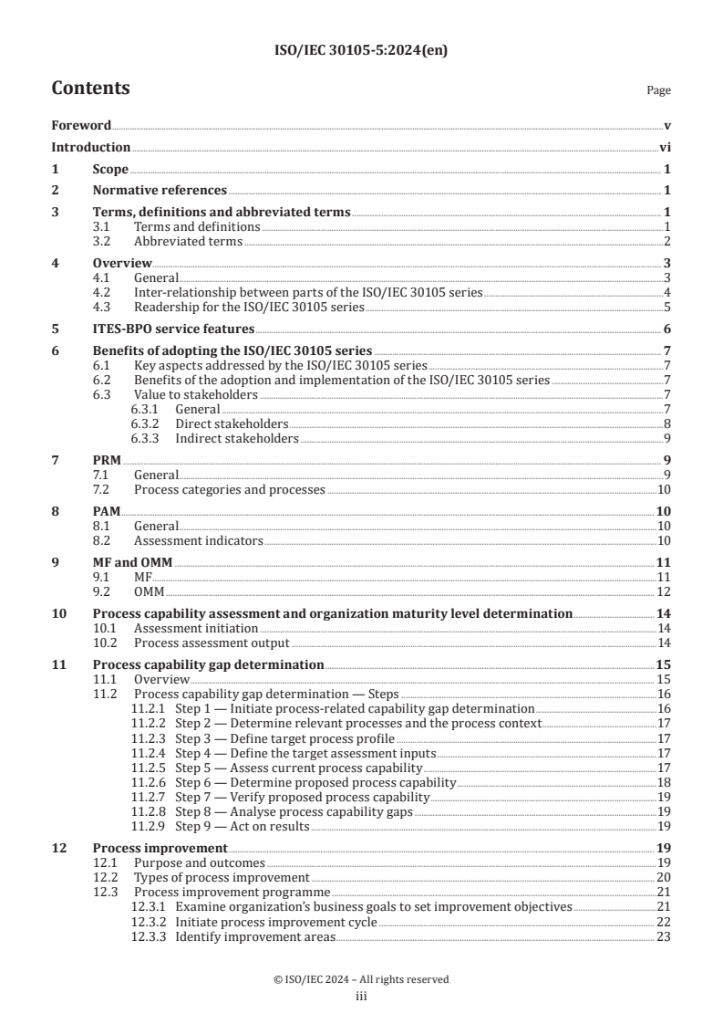 ISO/IEC 30105-5:2024 - Information technology — IT Enabled Services-Business Process Outsourcing (ITES-BPO) lifecycle processes — Part 5: Guidance
Released:5. 06. 2024