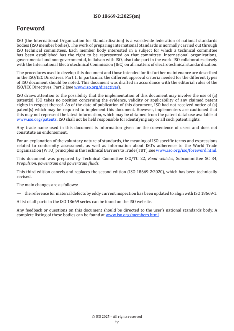 ISO 18669-2:2025 ISO 18669-2:2025 - Internal combustion engines — Piston pins — Part 2: Inspection measuring principles
Released:13. 02. 2025 - Page 4 preview
