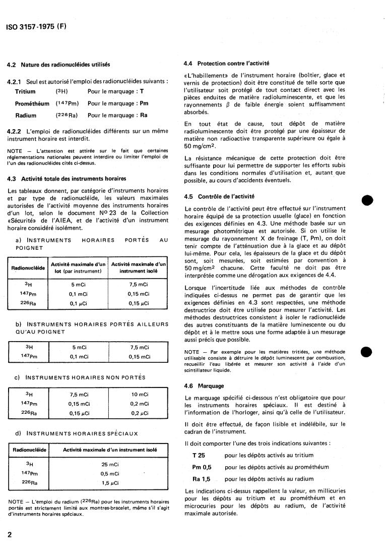ISO 3157:1975 ISO 3157:1975 - Radioluminescence for time measurement instruments — Specifications
Released:5/1/1975 - Page 4 preview
