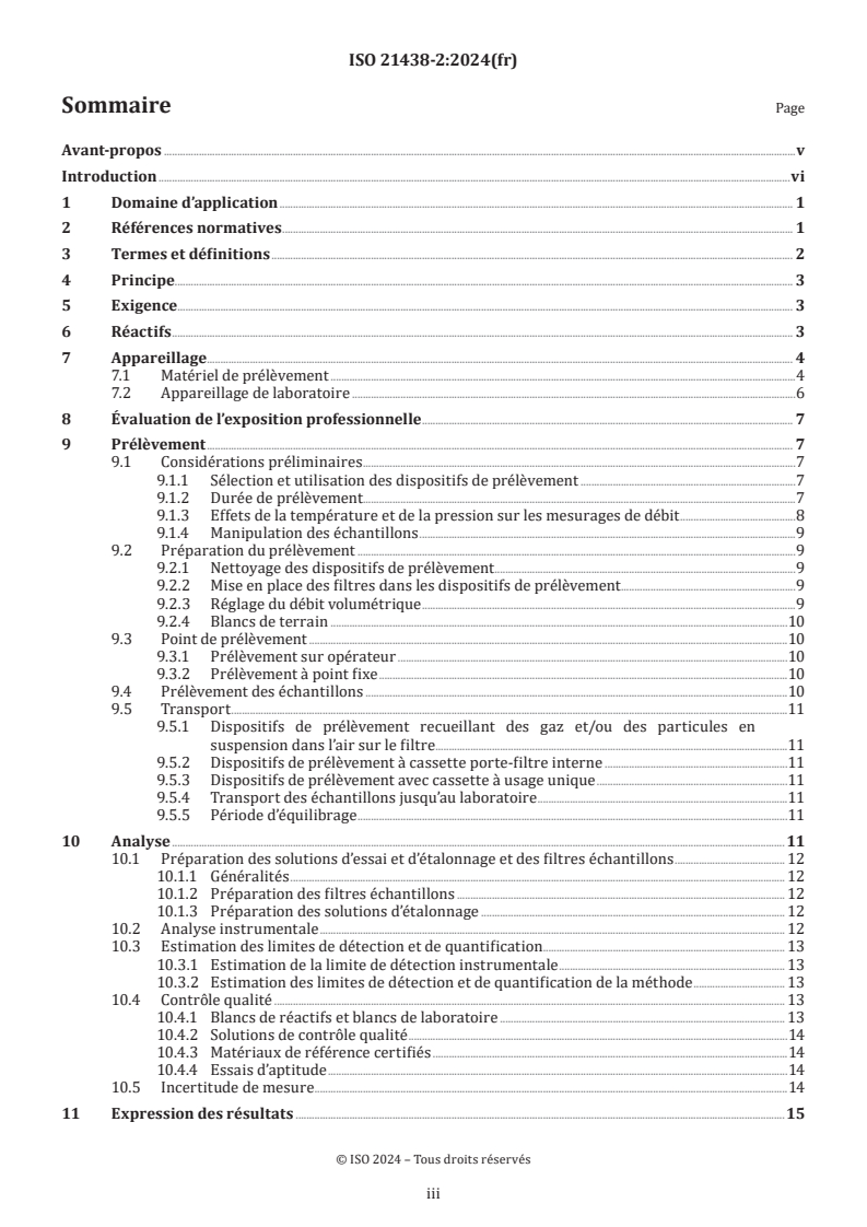 ISO 21438-2:2024 - Air des lieux de travail — Détermination des acides inorganiques par chromatographie ionique — Partie 2: Acides volatils, sauf acide fluorhydrique (acide chlorhydrique, acide bromhydrique et acide nitrique)
Released:26. 01. 2024