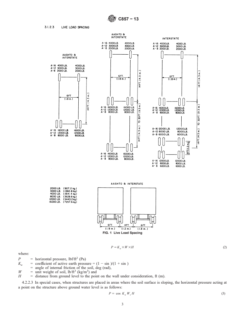 REDLINE ASTM C857-13 - Standard Practice for Minimum Structural Design Loading for Underground Precast Concrete Utility Structures