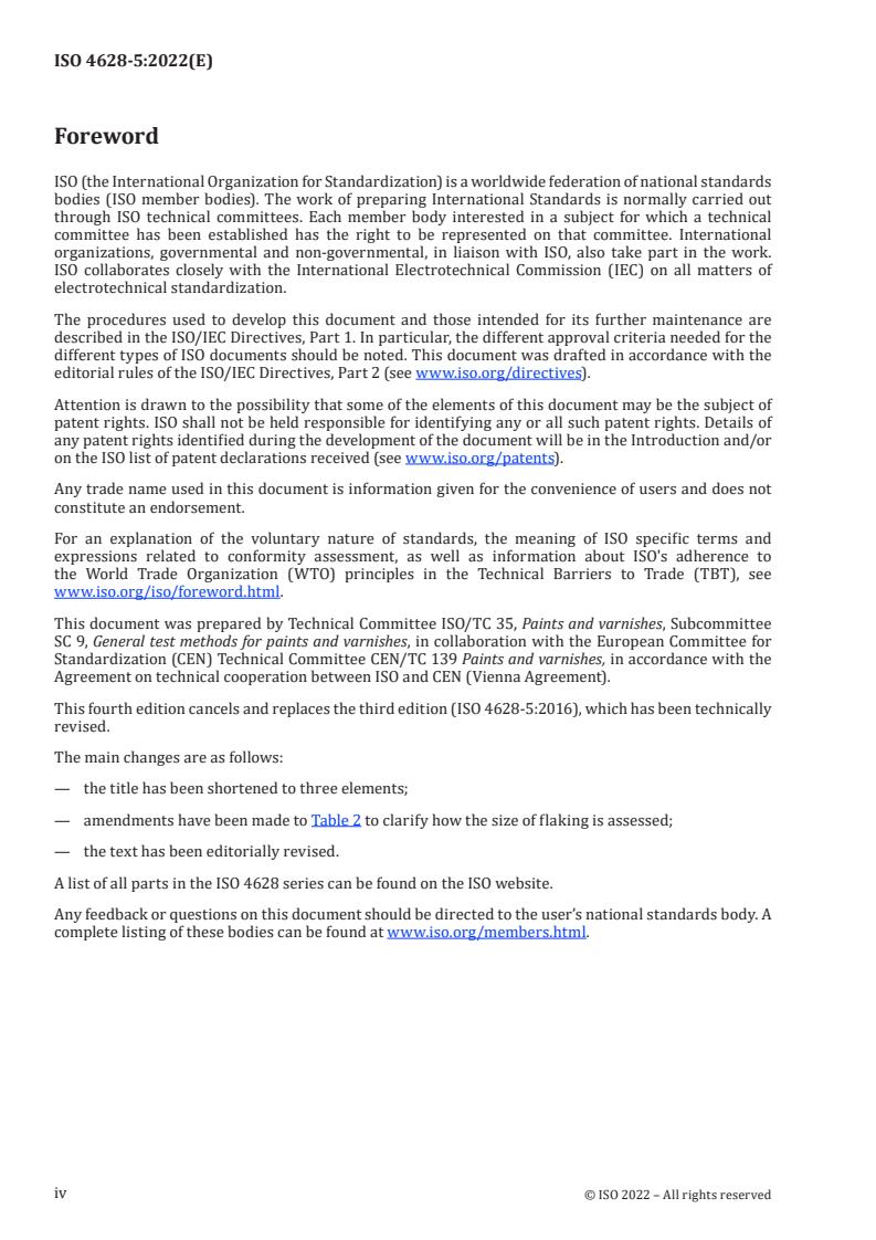 ISO 4628-5:2022 ISO 4628-5:2022 - Paints and varnishes — Evaluation of quantity and size of defects, and of intensity of uniform changes in appearance — Part 5: Assessment of degree of flaking
Released:11. 11. 2022 - Page 4 preview