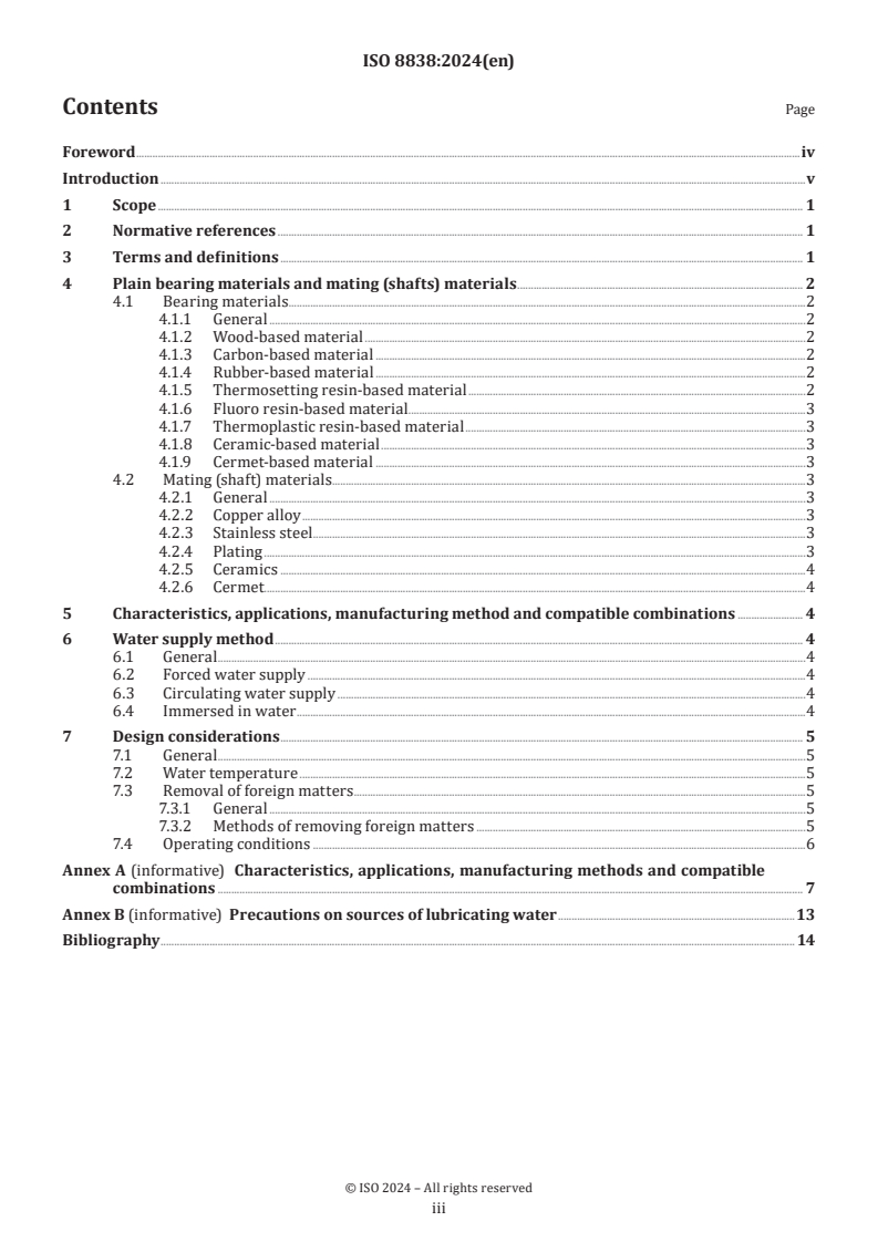 ISO 8838:2024 - Plain bearings — Water-lubricated plain bearing materials
Released:5. 09. 2024