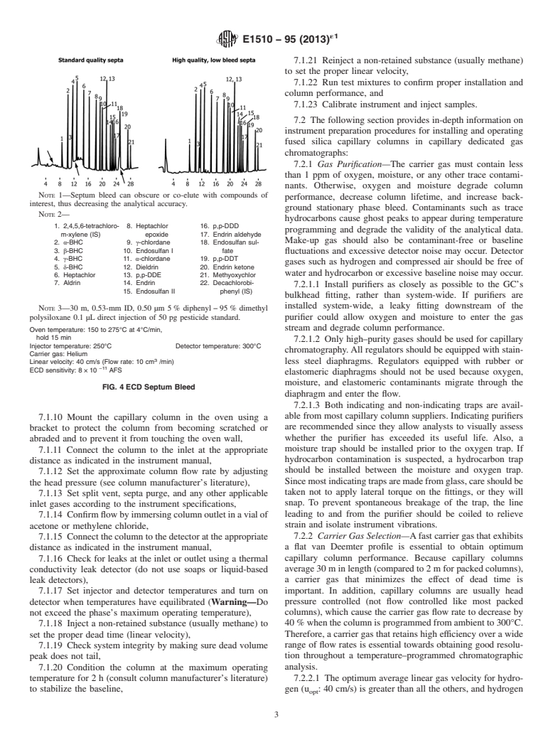 ASTM E1510-95(2013)e1 - Standard Practice for Installing Fused Silica Open Tubular Capillary Columns in Gas Chromatographs