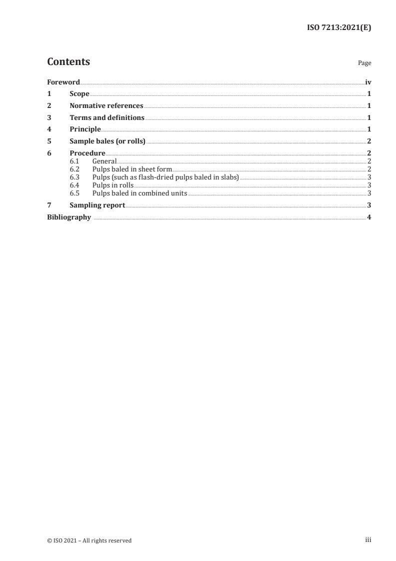 ISO 7213:2021 - Pulps — Sampling for testing
Released:12/7/2021