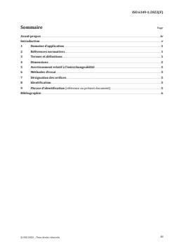 ISO 6149-1:2022 ISO 6149-1:2022 - Connections for hydraulic fluid power and general use — Ports and stud ends with ISO 261 metric threads and O-ring sealing — Part 1: Ports with truncated housing for O-ring seal
Released:13. 06. 2022 - Page 3 preview