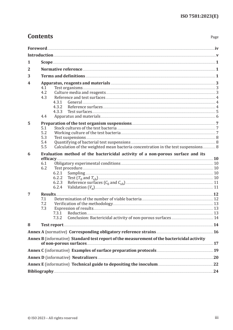 ISO 7581:2023 - Evaluation of bactericidal activity of a non-porous antimicrobial surface used in a dry environment
Released:6. 12. 2023