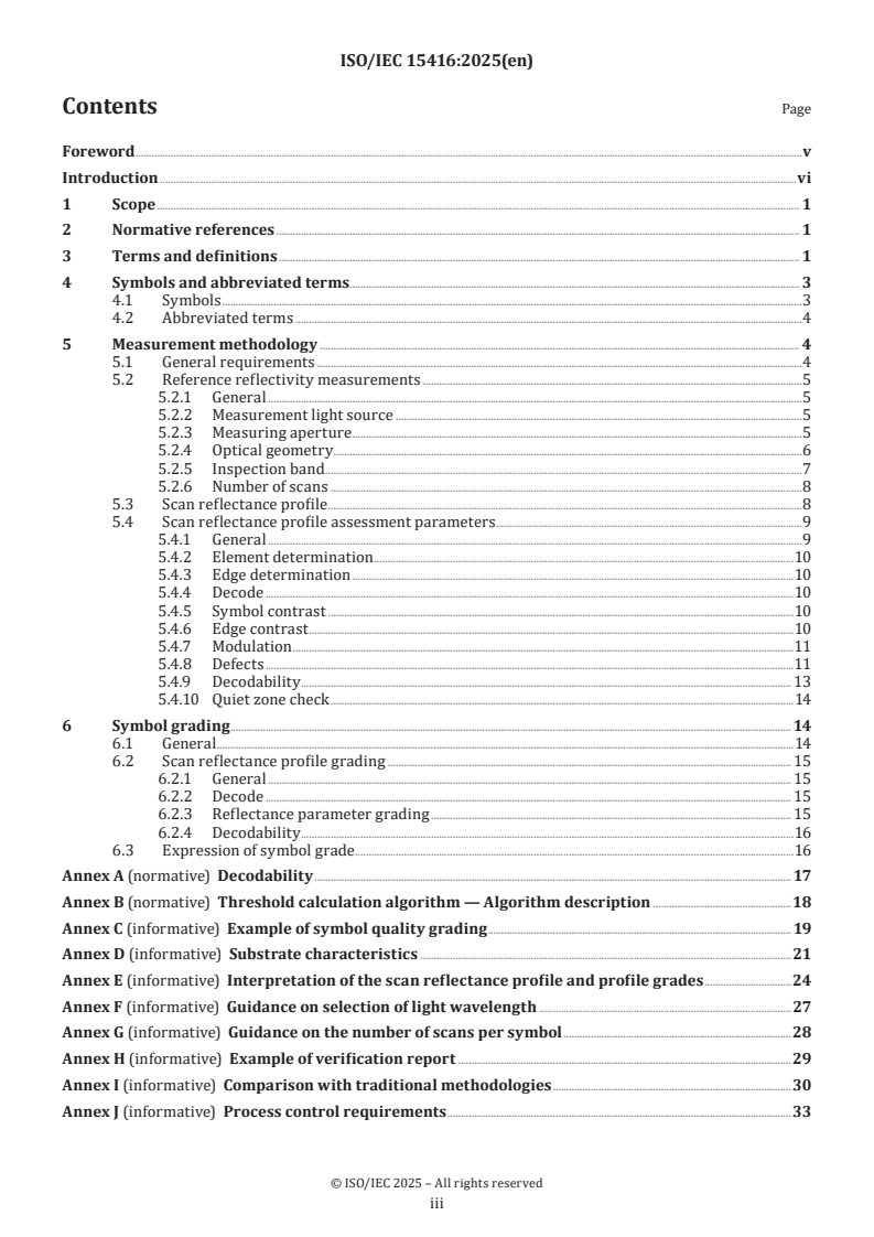 ISO/IEC 15416:2025 - Automatic identification and data capture techniques — Bar code print quality test specification — Linear symbols
Released:8. 01. 2025