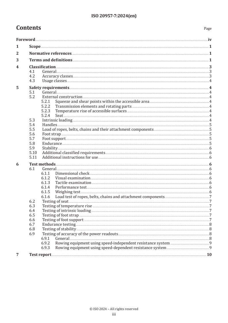 ISO 20957-7:2024 - Stationary training equipment — Part 7: Rowing equipment — Additional specific safety requirements and test methods
Released:19. 09. 2024