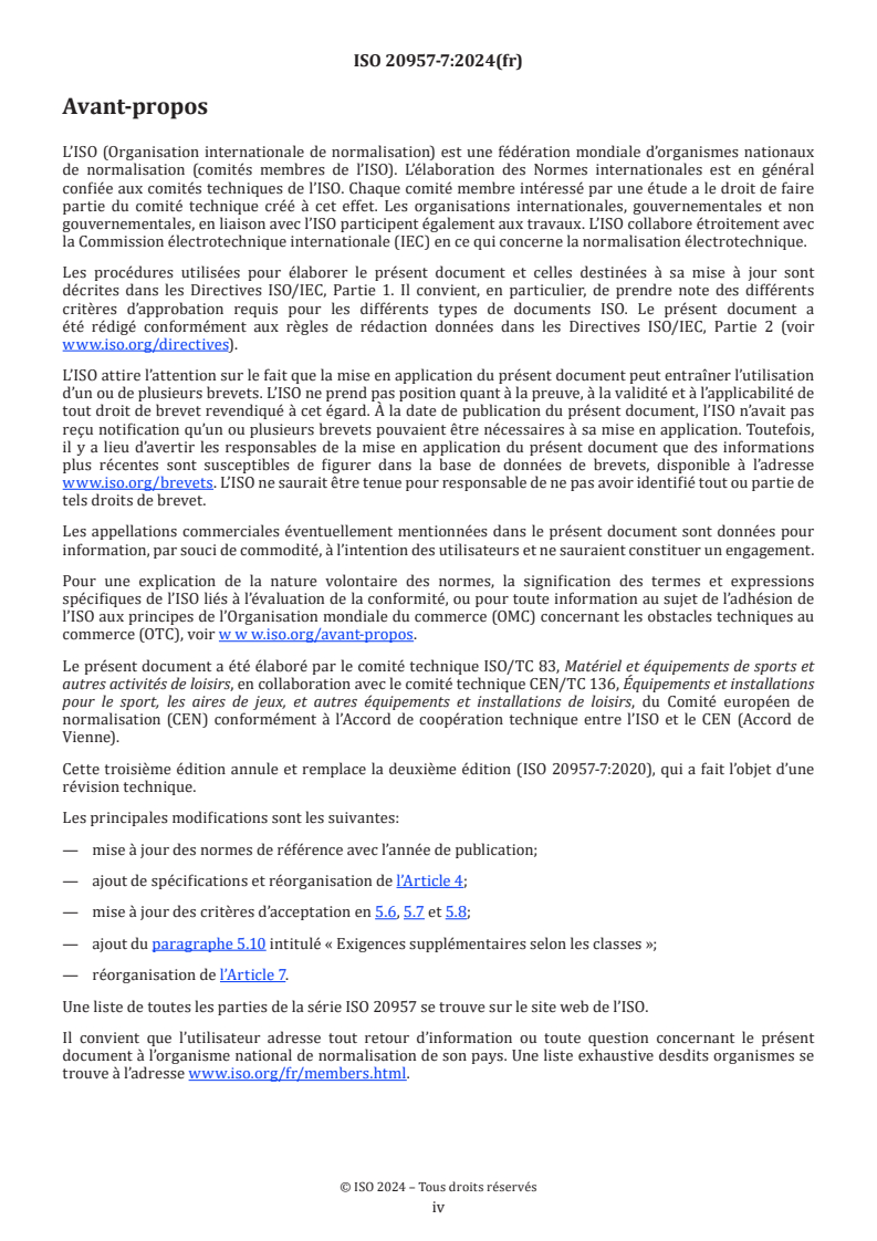 ISO 20957-7:2024 ISO 20957-7:2024 - Appareils d’entraînement fixes — Partie 7: Rameurs — Exigences spécifiques de sécurité et méthodes d'essai supplémentaires
Released:19. 09. 2024 - Page 4 preview