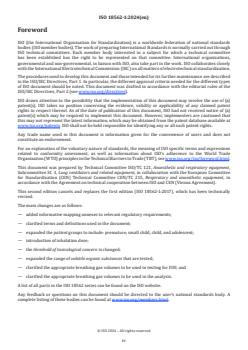 ISO 18562-1:2024 ISO 18562-1:2024 - Biocompatibility evaluation of breathing gas pathways in healthcare applications — Part 1: Evaluation and testing within a risk management process
Released:8. 03. 2024 - Page 4 preview