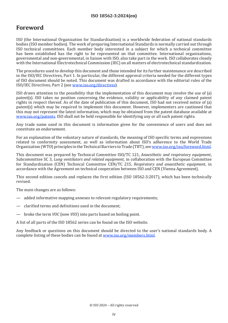 ISO 18562-3:2024 ISO 18562-3:2024 - Biocompatibility evaluation of breathing gas pathways in healthcare applications — Part 3: Tests for emissions of volatile organic substances
Released:8. 03. 2024 - Page 4 preview