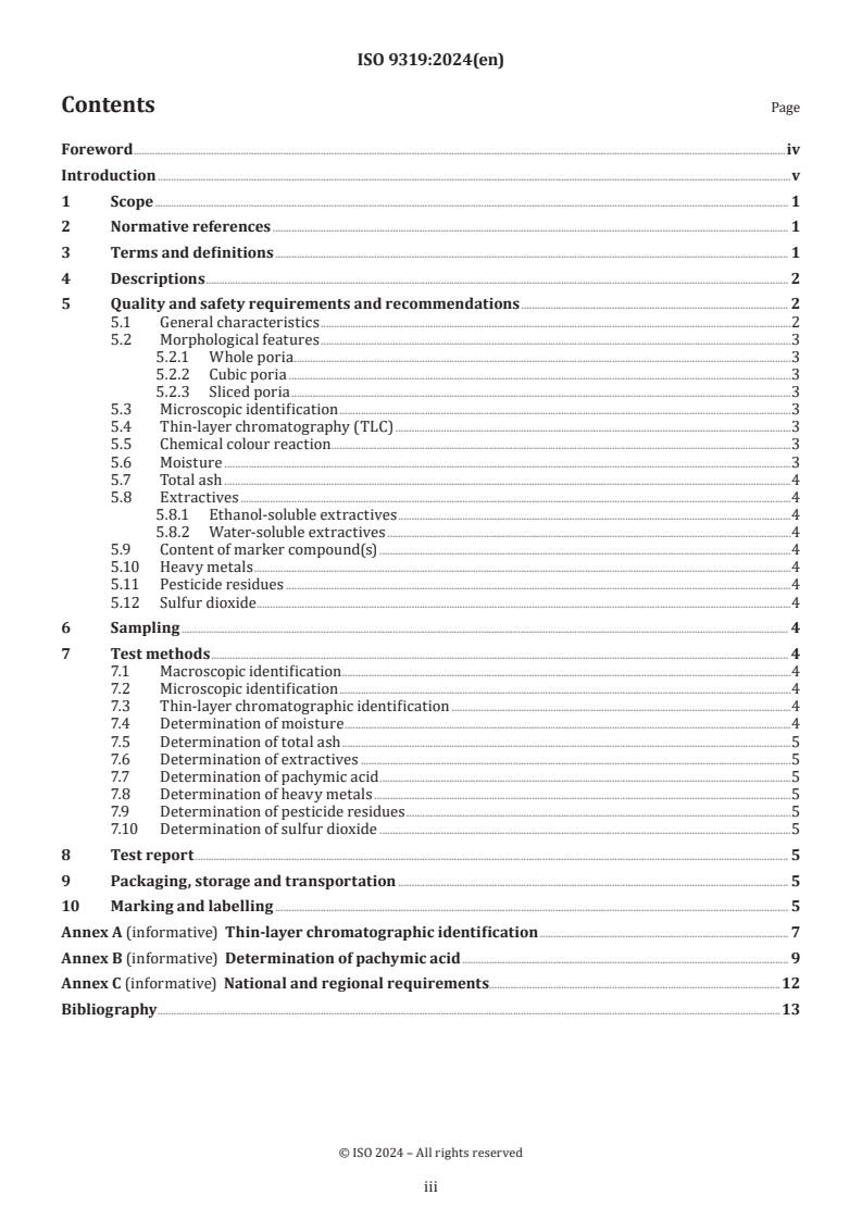 ISO 9319:2024 - Traditional Chinese medicine — Poria cocos sclerotium
Released:9. 02. 2024