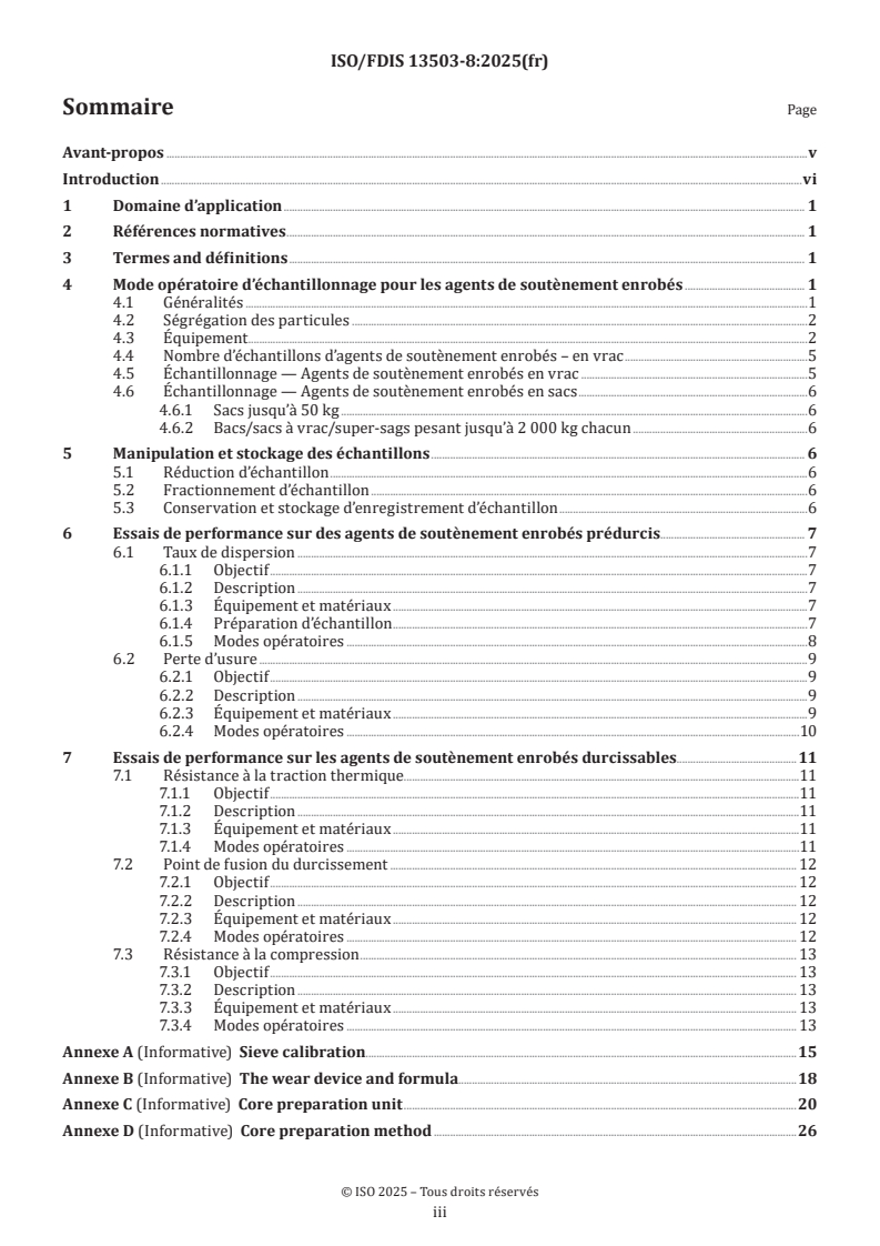 ISO/FDIS 13503-8 - Industries du pétrole et du gaz, y compris les énergies à faible teneur en carbone — Fluides de complétion et matériaux — Partie 8: Mesurage des propriétés des agents de soutènement enrobés utilisés dans la fracturation hydraulique
Released:8. 05. 2025