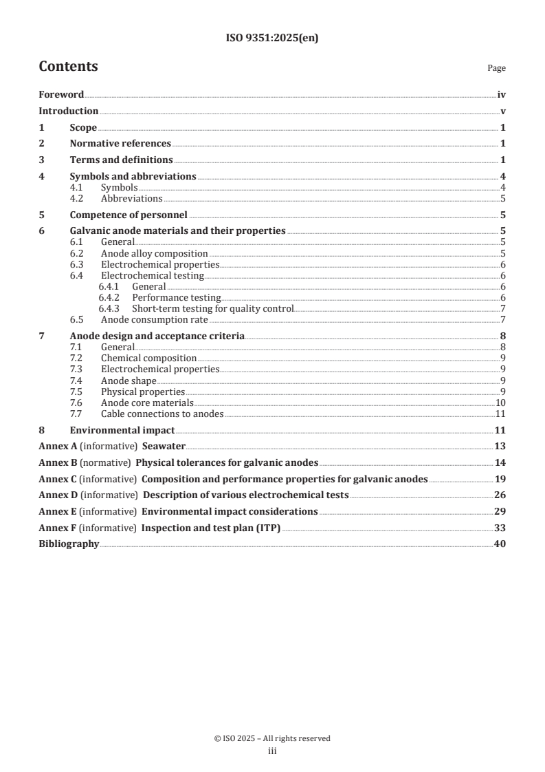 ISO 9351:2025 - Galvanic anodes for cathodic protection in seawater and saline sediments
Released:19. 02. 2025