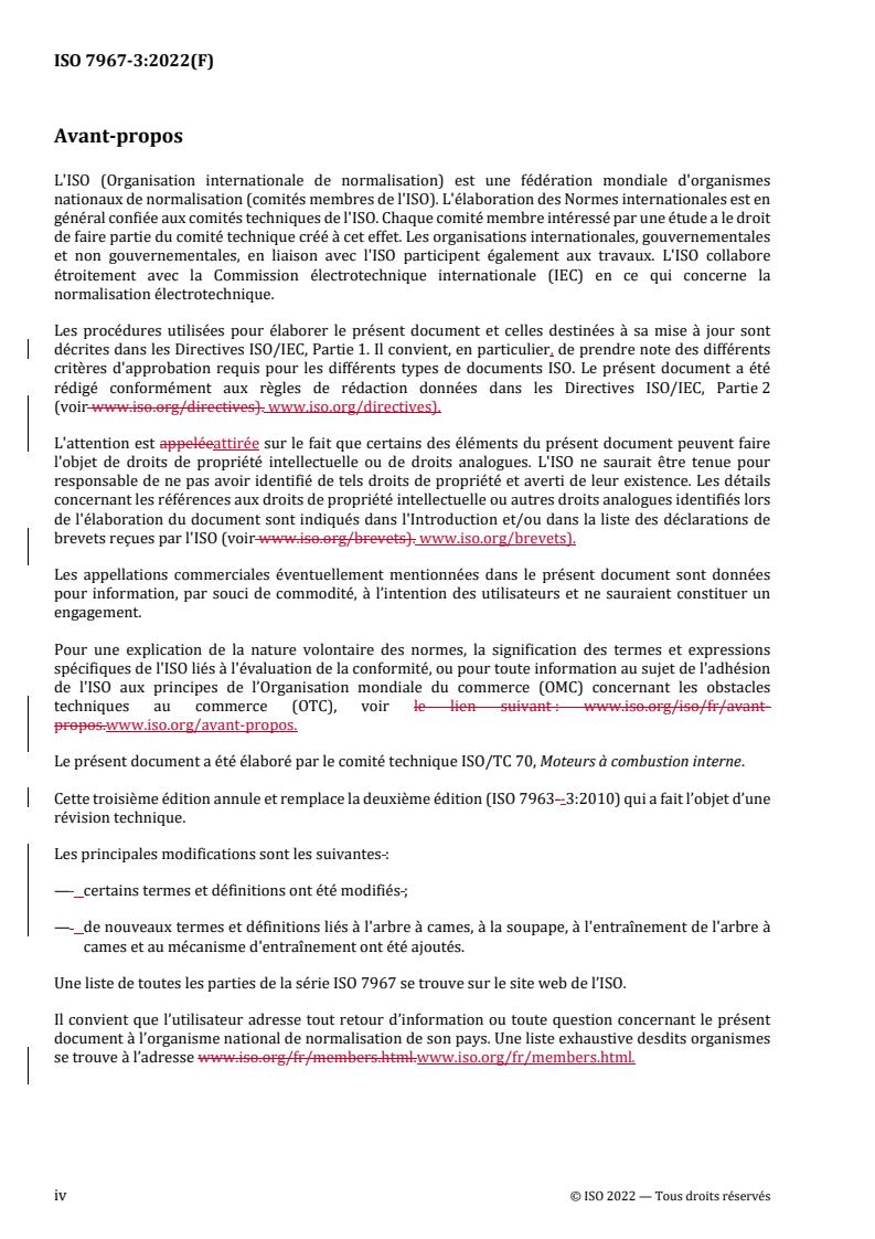 ISO 7967-3:2022 REDLINE ISO 7967-3:2022 - Reciprocating internal combustion engines — Vocabulary of components and systems — Part 3: Valves, camshaft drives and actuating mechanisms
Released:19. 01. 2023 - Page 4 preview